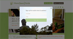 Desktop Screenshot of pilatesspaceflorida.com